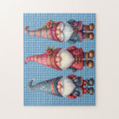 Kerst Gnomen Trio Puzzel (Verticaal)