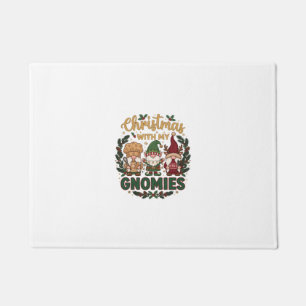 Kerst Gnomies Slingerlichten Snoepriet Deurmat