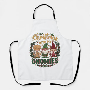 Kerst Gnomies Slingerlichten Snoepriet Schort