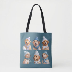 Kerst Golden Retriever Hond Liefhebber Honden Eige Draagtas