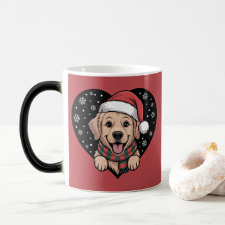 Kerst Golden Retriever - Kerstman Hond Magische Mok