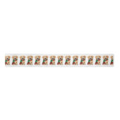 Kerst Golden Retriever met wintersjaal Lint (Voorkant)