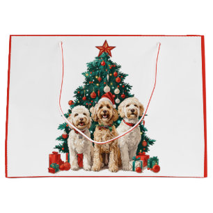 Kerst Goldendoodle Honden Groot Cadeauzakje