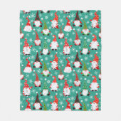 Kerst Gonks patroon Fleece Deken (Voorkant)