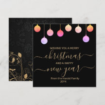 Kerst Goud Feestelijke Kleurrijke Hanging Ornament