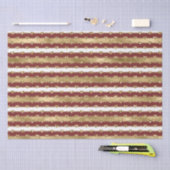 Kerst Goud Rood Witte Strepen Glitter Harten Tissuepapier (Craft)