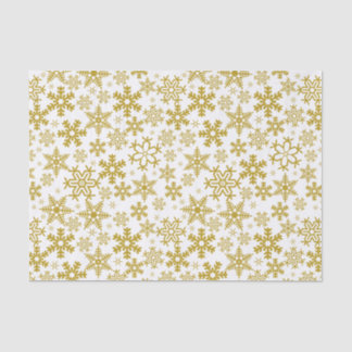 Kerst Gouden Sneeuwvlokken Tissuepapier