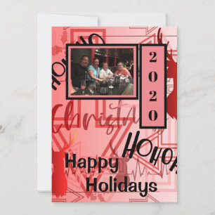 Kerst Graffiti Feestdagenkaart