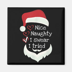 Kerst grapjes checklist, leuk stout ik zweer het magneet