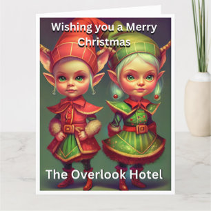 Kerst Grappig Kerst OVERKIJK HOTEL Kaart