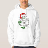 Kerst grappige citaat Hoodie (Voorkant)