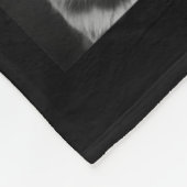 Kerst Grappige Kat Hond Selfie Met Sinterklaas Cu Fleece Deken (Hoek)