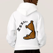 Kerst Grappige teddybeer Slaapstand (Achterkant)