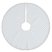 Kerst Grijze Buffel Plaid Boho Kerstboom Rok (Voorkant)