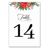 Kerst Groen Bloemen Elegante bruiloft Kaart (Voorkant)