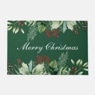 Kerst groen deurmat