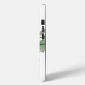 Kerst groen Mistletoe gepersonaliseerd script Case-Mate iPhone Case (Achterkant / Links)