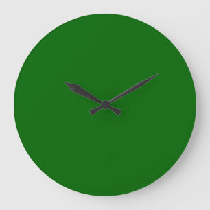 Kerst Groen Stevige Kleur Grote Klok