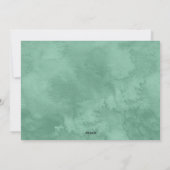 Kerst Groen Vakantie Groeten Briefkaart (Achterkant)