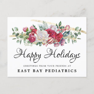 Kerst Groen Vakantie Groeten Briefkaart