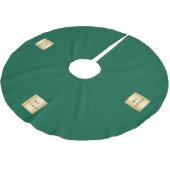 Kerst groene business logo kerstboom rok (Gekanteld)