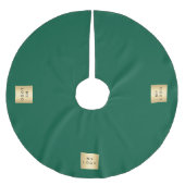 Kerst groene business logo kerstboom rok (Voorkant)
