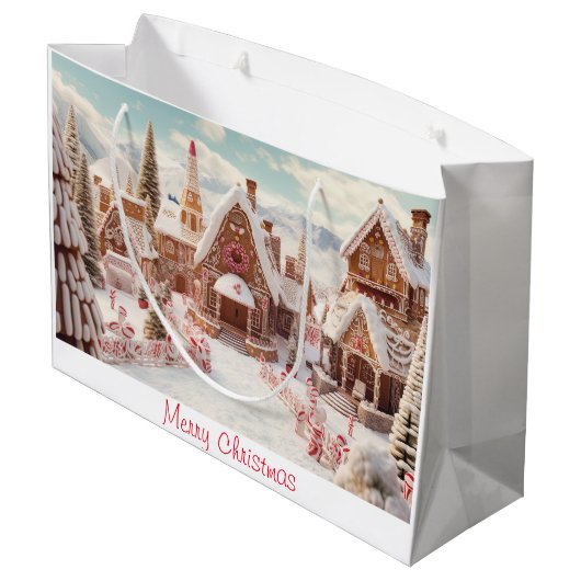 kerst groot cadeauzakje (Achterkant Gekanteld)