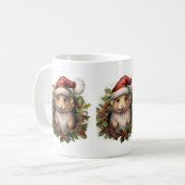 Kerst Hamster Mok (Voorkant links)