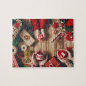 Kerst Handen Jigsaw Puzzel (Horizontaal)