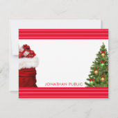 Kerst Handgeschreven Monogram Sjabloon (Achterkant)