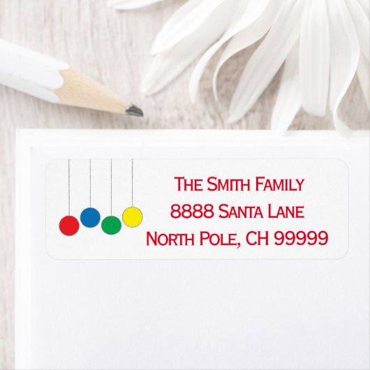 Kerst Hangende Ornamenten Etiket (Insitu)