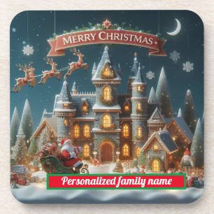 Kerst, hard onderzetter