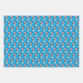 Kerst Havanese Verpakking Papier Set van 3 Lakens Inpakpapier Vel (Voorkant)