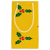 Kerst heilig op sinaasappel klein cadeauzakje (Voorkant)