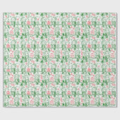 Kerst Heldere kleuren Wrapping Paper Cadeaupapier (Vlak)