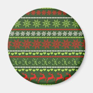 Kerst Herhalend Patroon Magneet