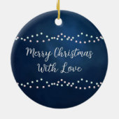 Kerst hert in liefde Ornament (Achterkant)