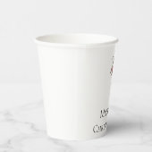 Kerst herten met vogels papieren bekers (Rechts)