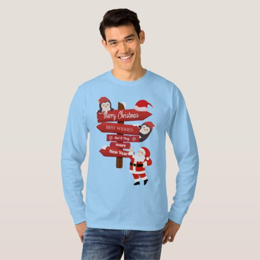 Kerst & HNY! T-Shirt (Voorkant volledig)