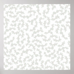 Kerst Holly Achtergrond - Licht Poster