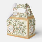 Kerst Holly  Antiek Groet Bedankdoosjes (Voorkant Zijde)