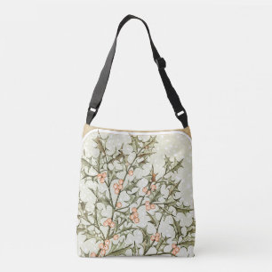Kerst Holly  Antiek Groet Crossbody Tas