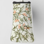 Kerst Holly  Antiek Groet Golfheadcover (Draai 90)