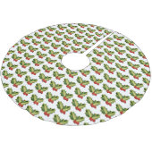 Kerst Holly bladeren & bessen Kerstboom Rok (Gekanteld)