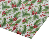 Kerst Holly bladeren en rode bessen naadloos Snijplank (Hoek)