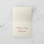 Kerst Holly Kaart (Binnen)