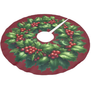 Kerst Holly Krans Tree Rok Kerstboom Rok