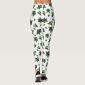 Kerst Holly Leggings (Achterkant)