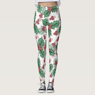 Kerst Holly Leggings