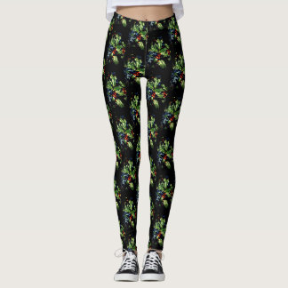 Kerst holly leggings
